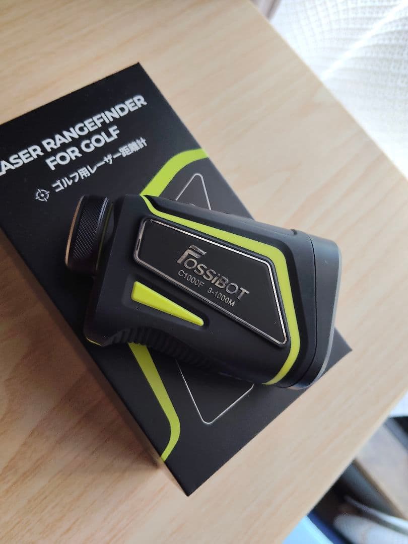 美品　FOSSiBOT レーザー距離計 3点間測定 C1000F ブラック