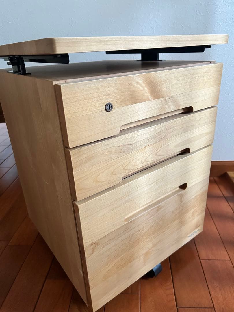 袖机　昇降式ワゴン　デスクワゴン　サイドワゴン　堀田木工所