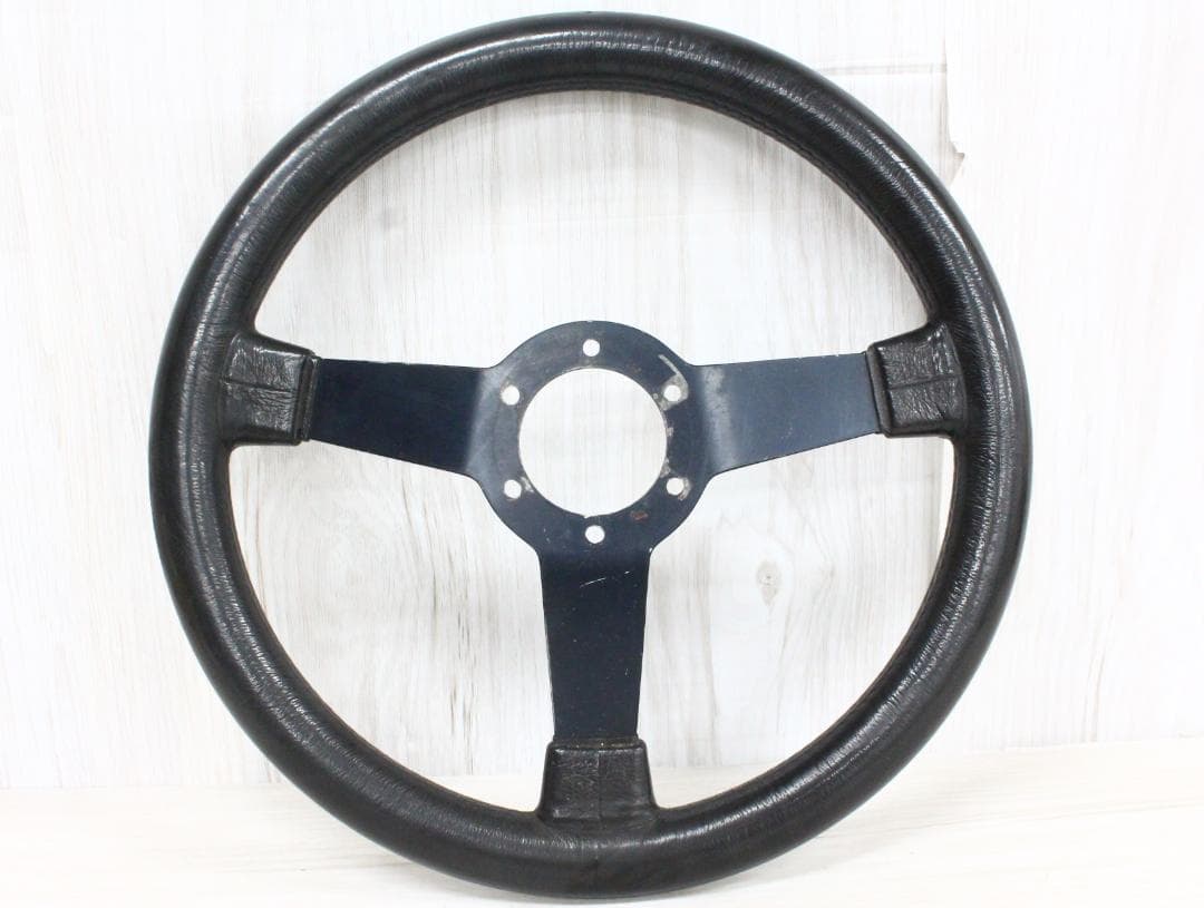▲希少 ヴィンテージ ステアリング レザー イタリア製