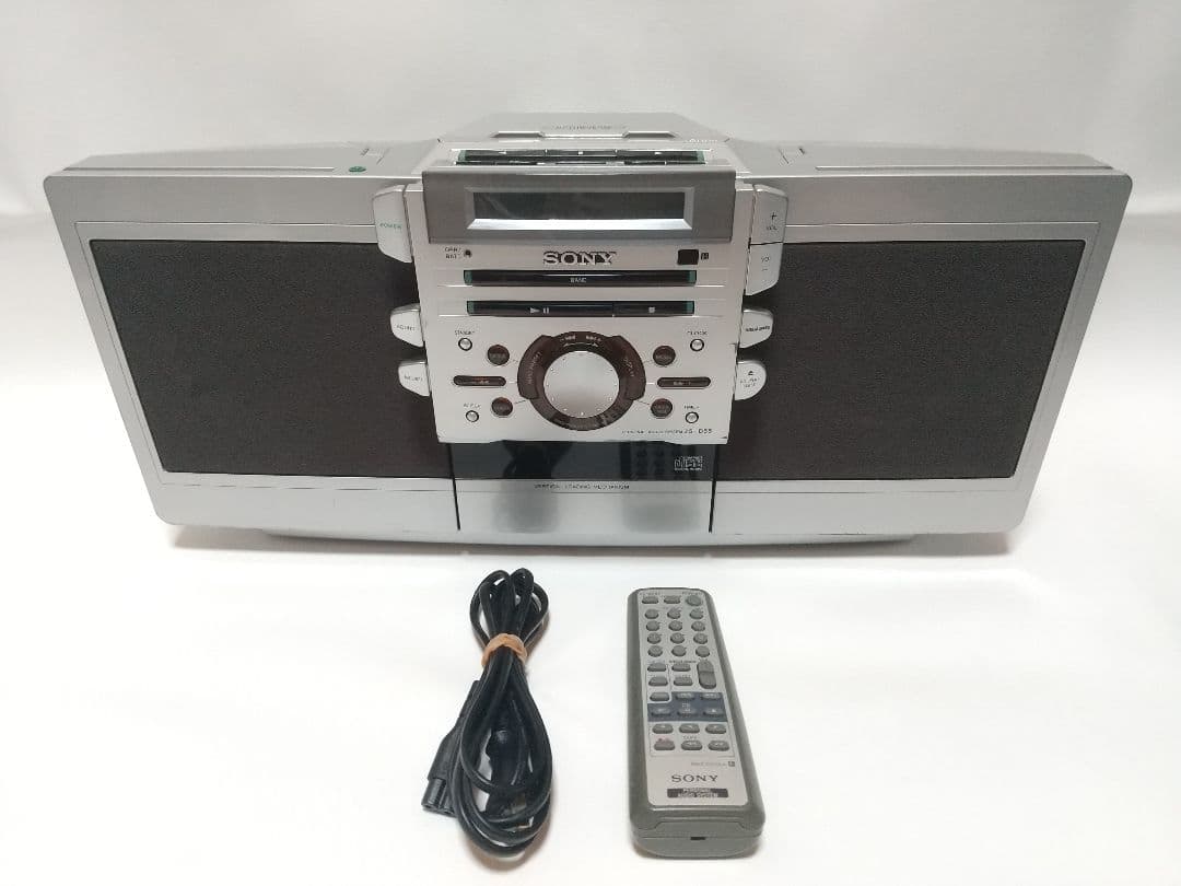 SONY ZS-D55 ラジカセ CDプレーヤー付き シルバー