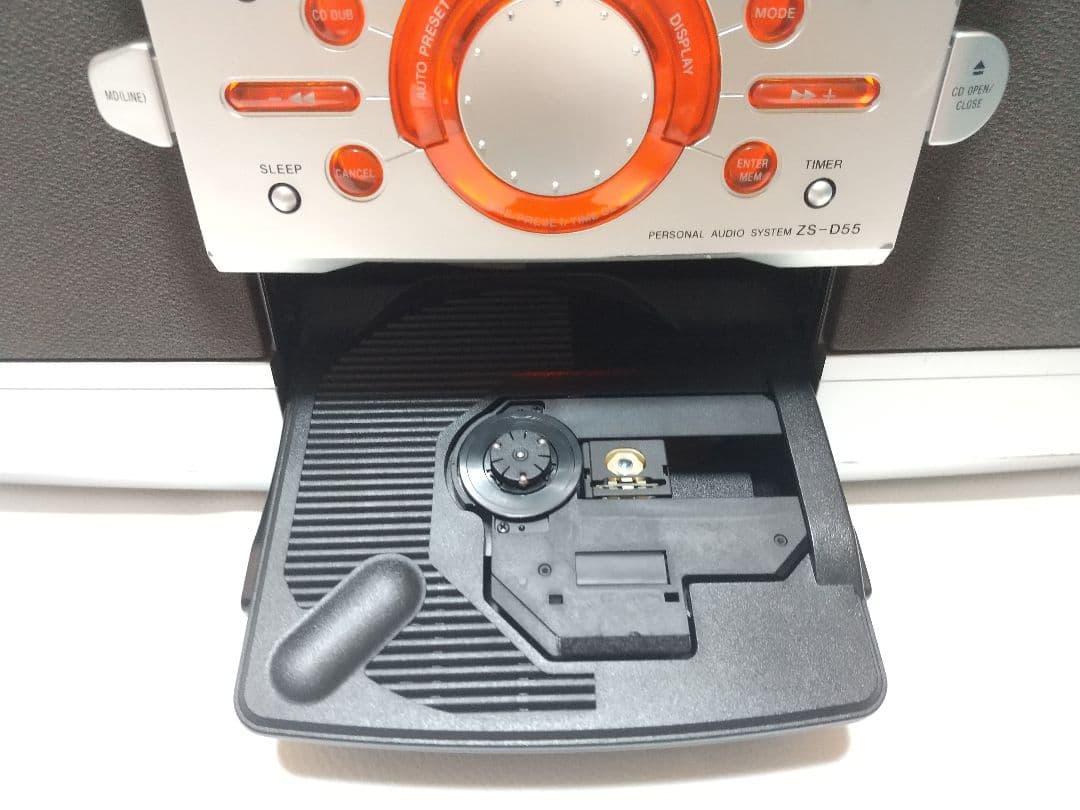 SONY ZS-D55 ラジカセ CDプレーヤー付き シルバー