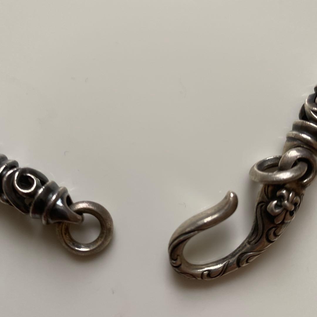 ウォレットチェーン　シルバー925 クロス