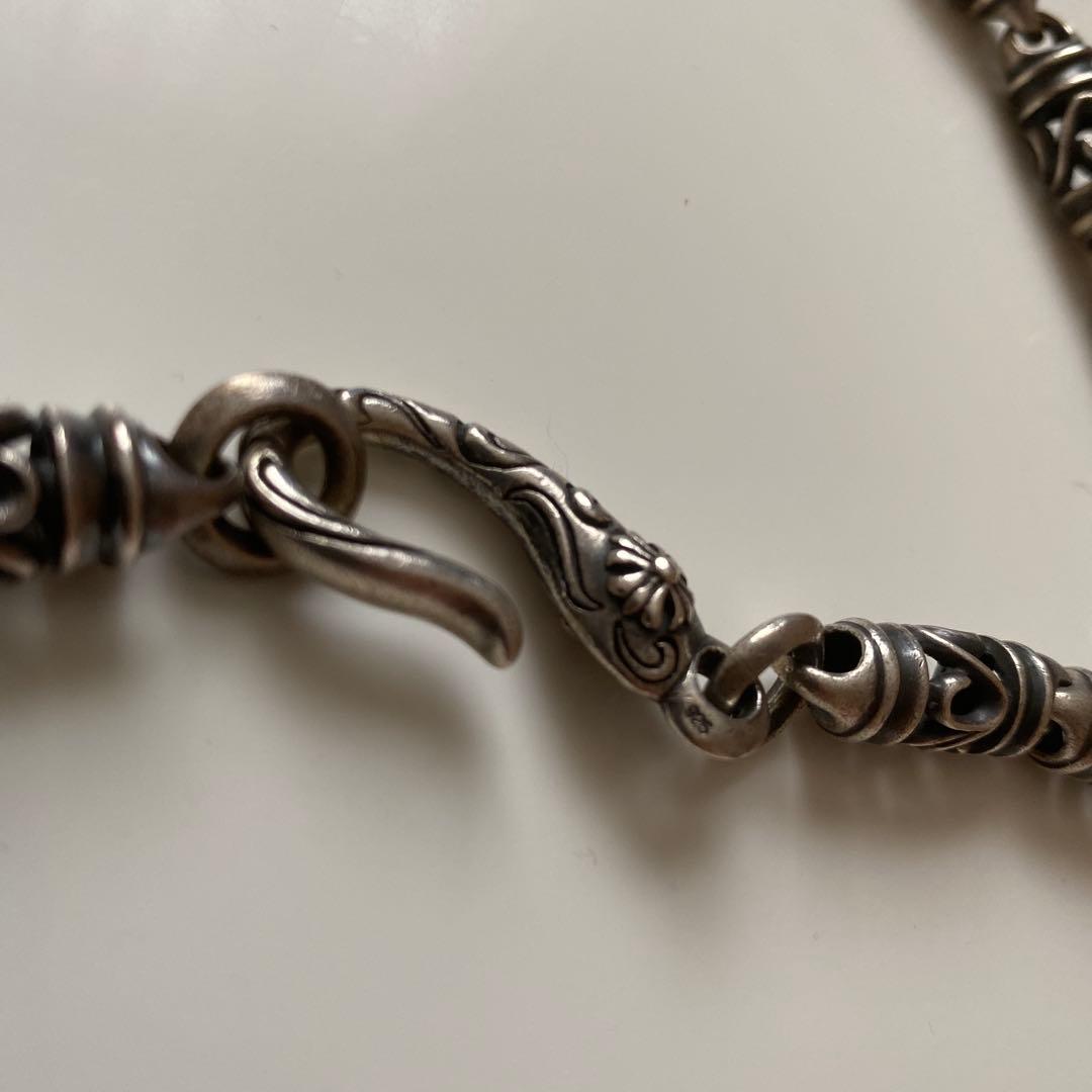 ウォレットチェーン　シルバー925 クロス