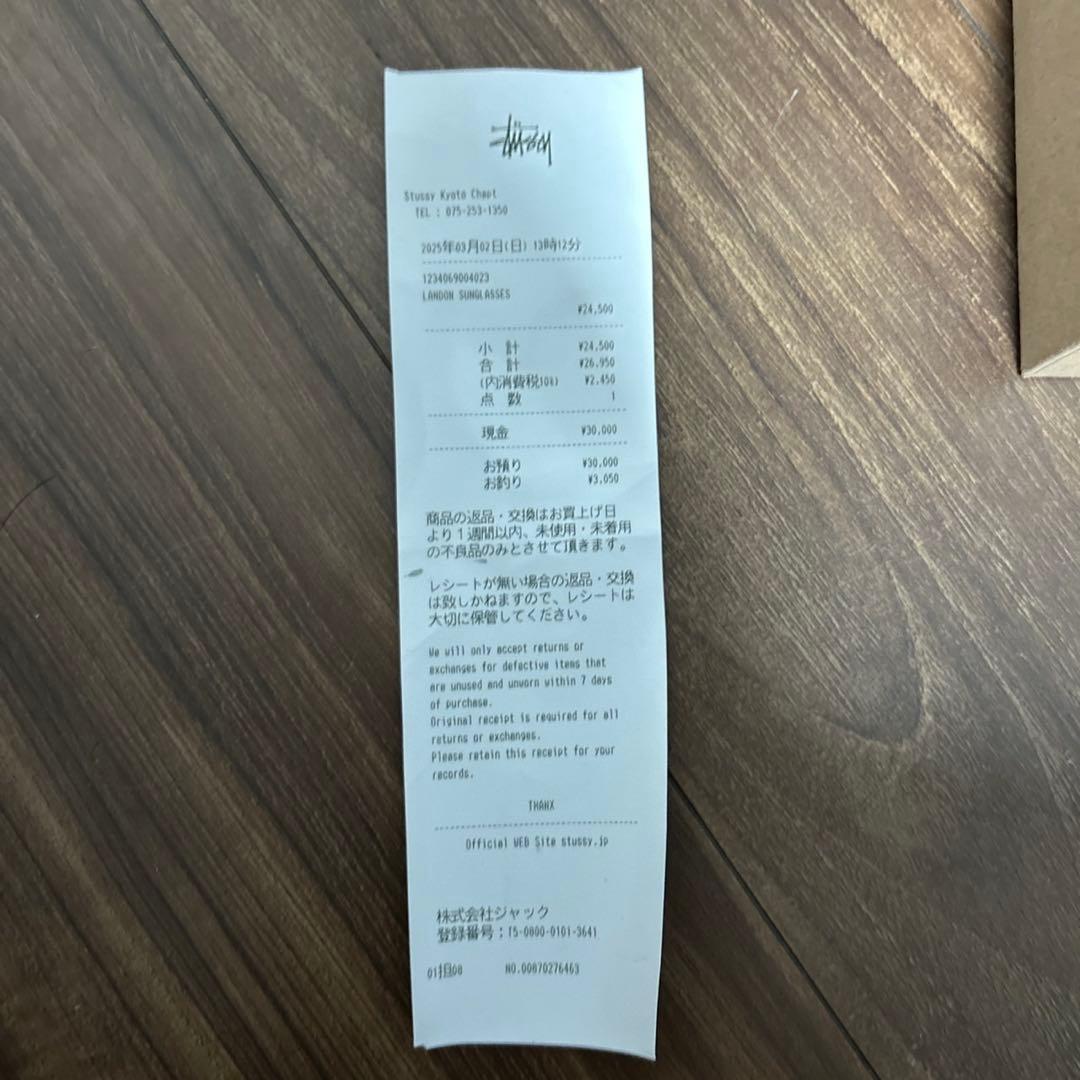 stussyサングラス