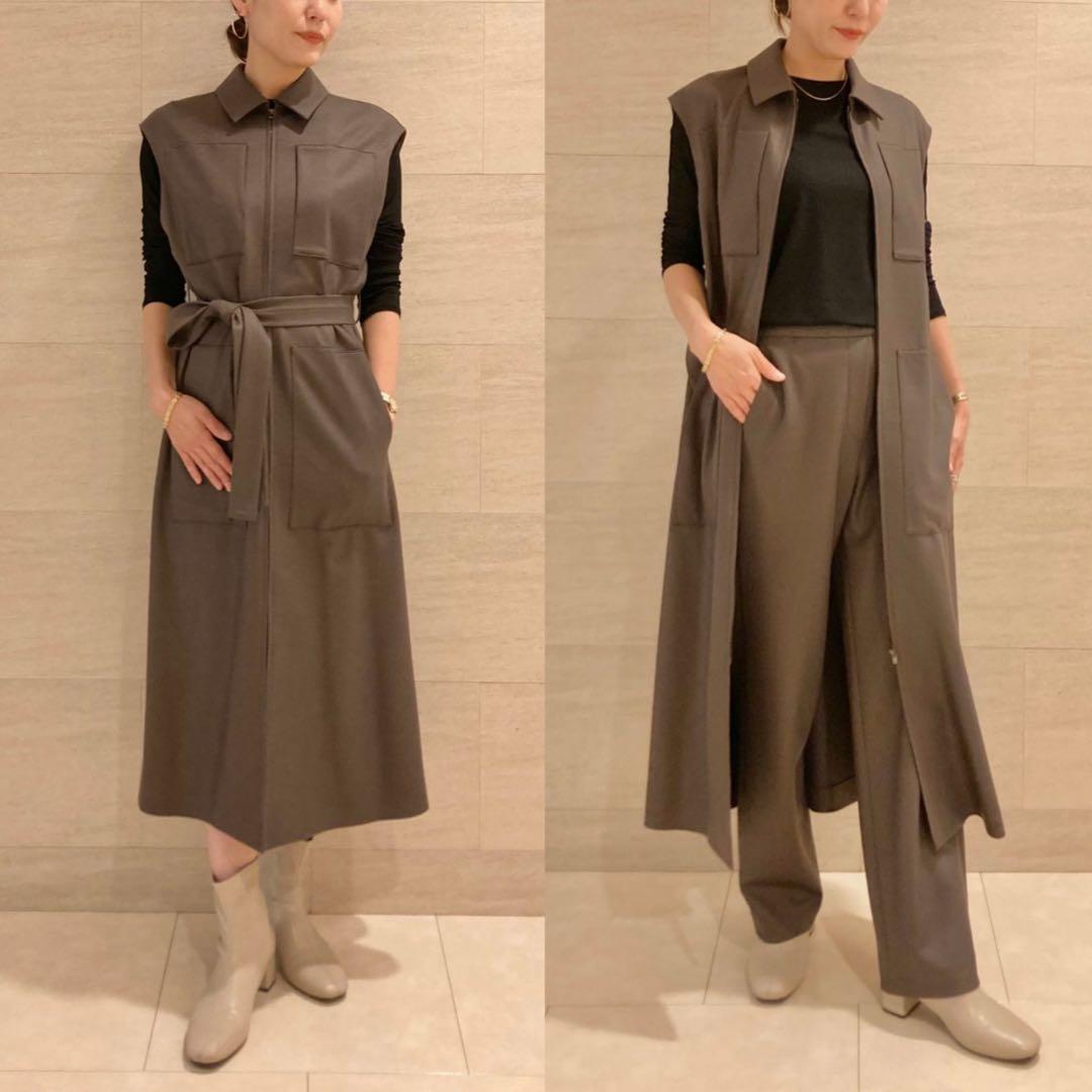 theory luxe 2WAY ロングジレ ロングワンピース