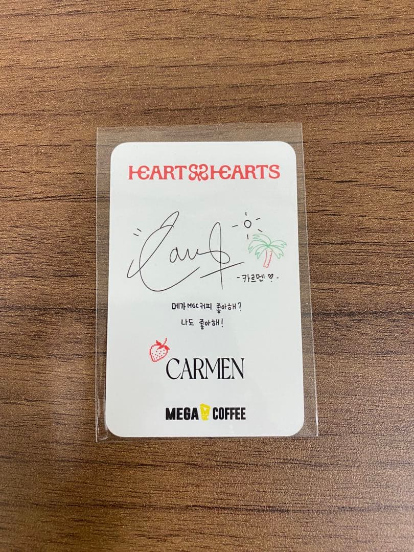 Carmen Hearts2HeartsカルメンMegaCoffee 限定 特典