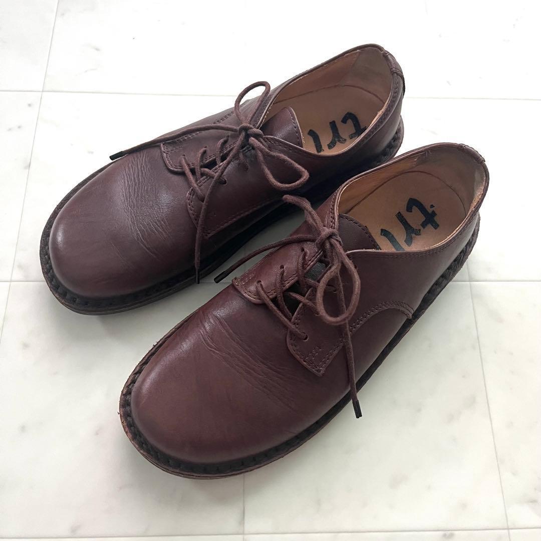 トリッペン スプリント レースアップ シューズ 36 23cm ブラウン