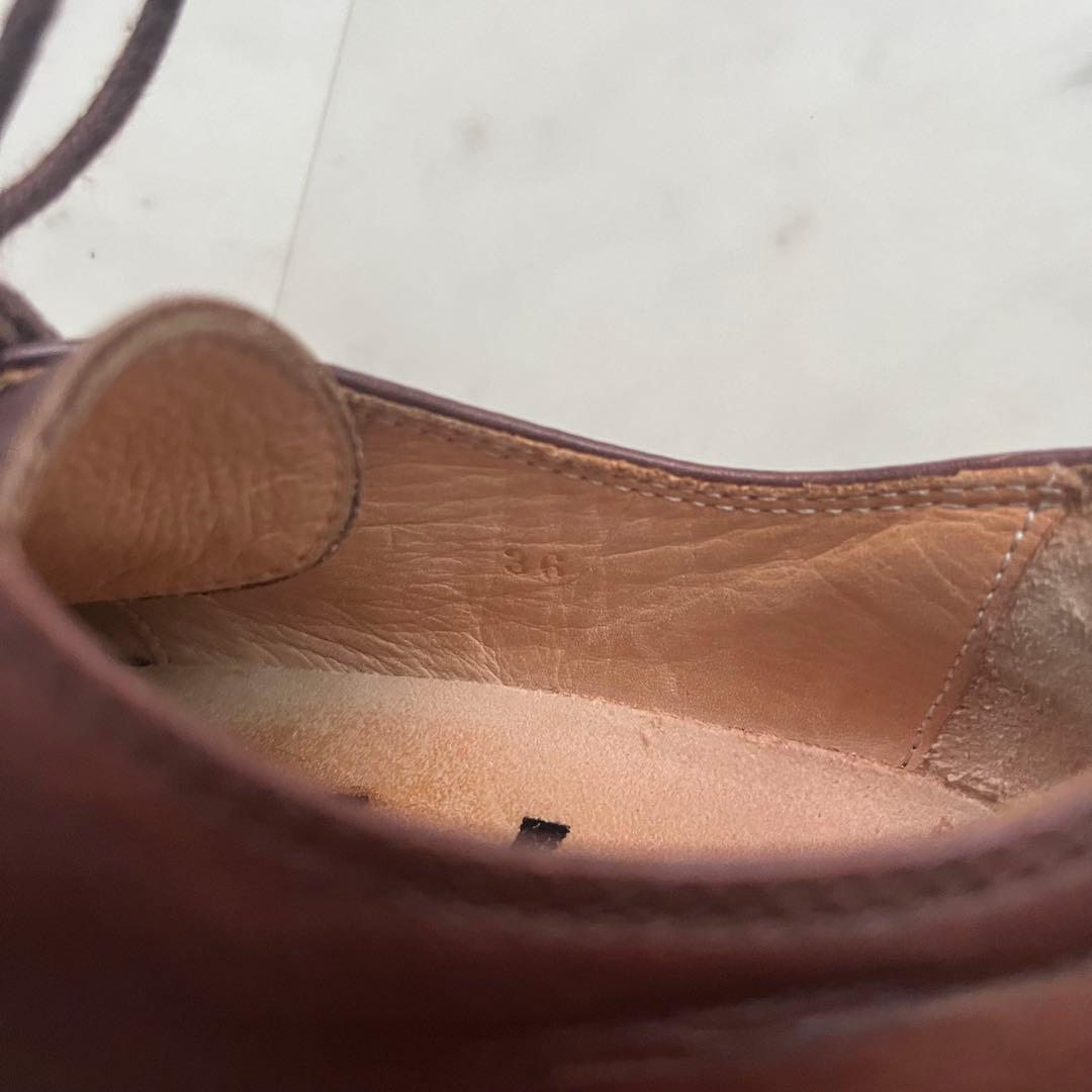 トリッペン スプリント レースアップ シューズ 36 23cm ブラウン