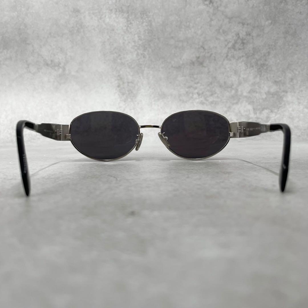 極美品◎セリーヌ　トリオンフ　メタル　01 サングラス　オーバル　ロゴ刻印