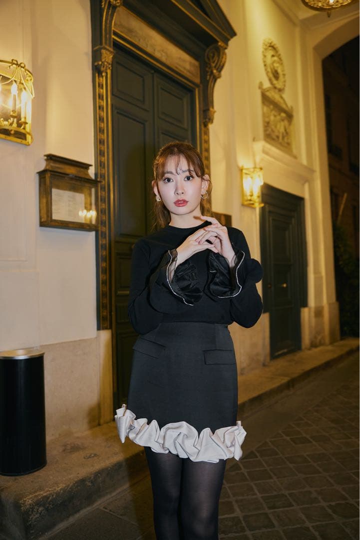 スカート herlipto Volant Mini Skirt