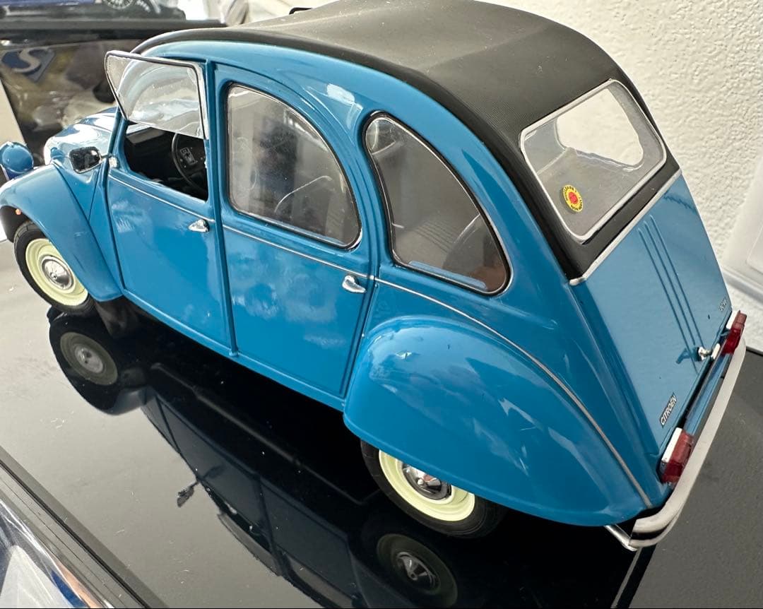 SOLIDOシトロエン 2CV ブルーミニカー
