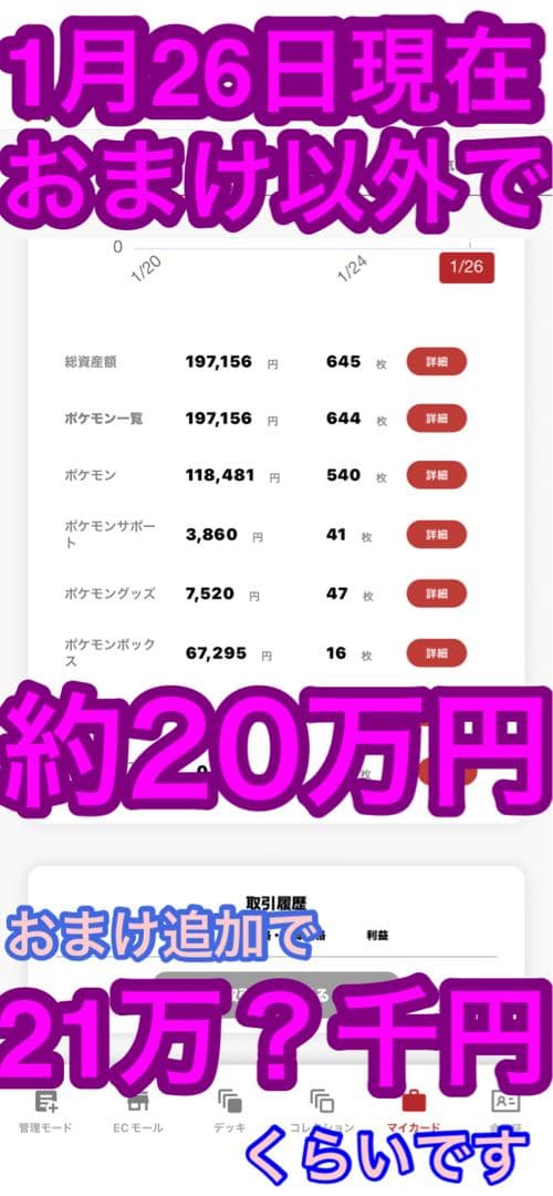 約21万数千円分　横浜記念デッキ　マイカ　ポケカ引退品