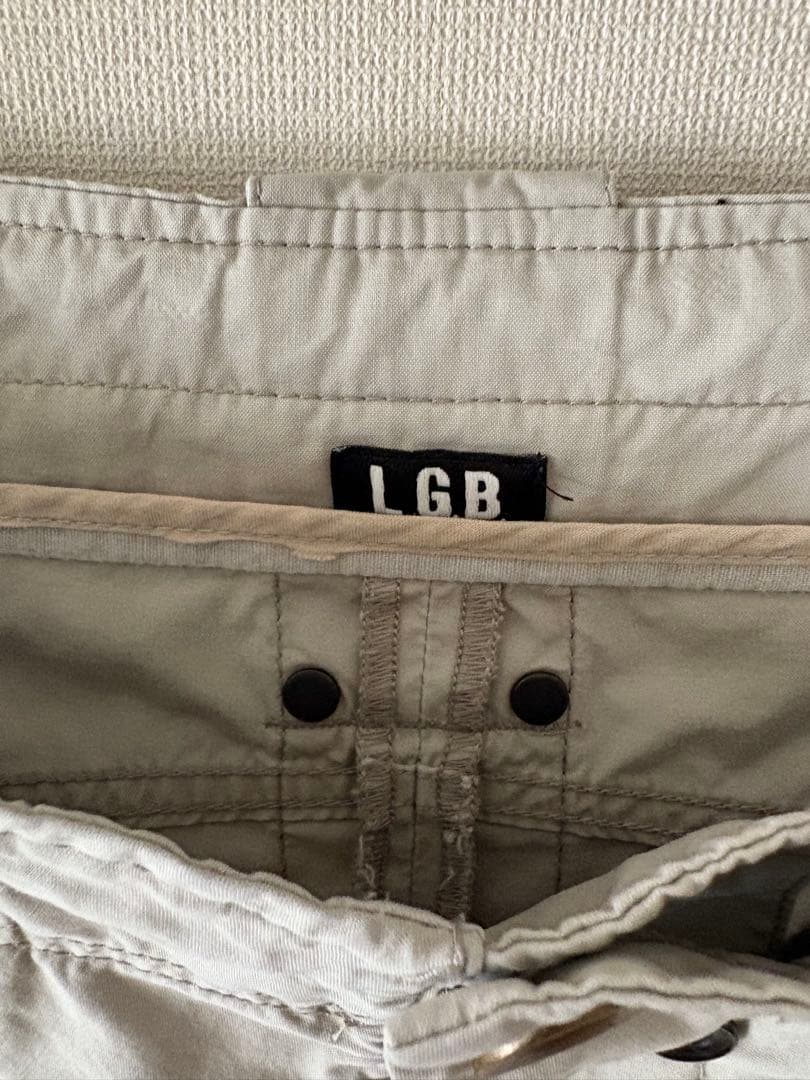 LGB サルエルパンツ ライトグレー　美品