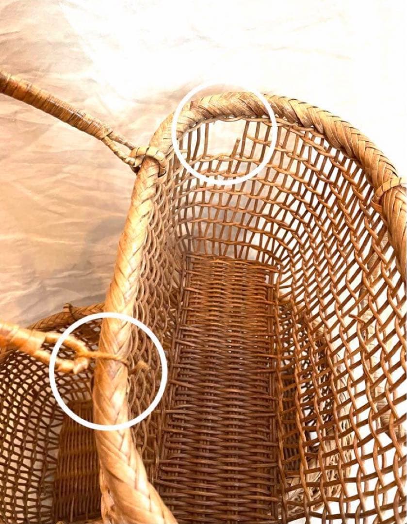 籠　透かし編　あけび　こだし　民芸　入れ子透かし編　あけび　こだし　民芸　入れ子