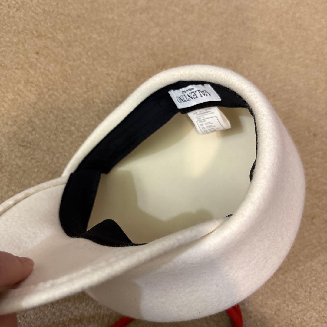 Valentino ホワイト ベレー帽
