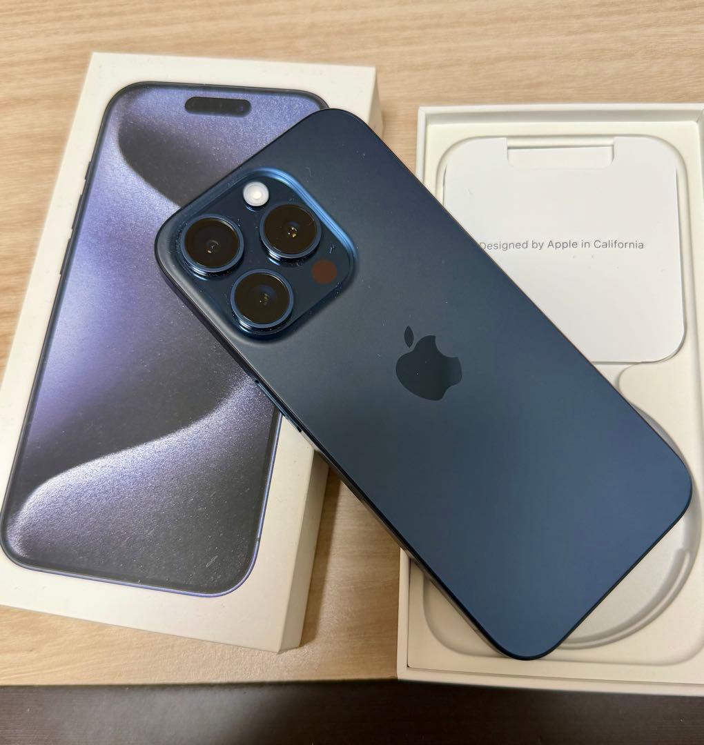 iPhone 15 Pro 256GB ブルーチタニウム SIMフリー