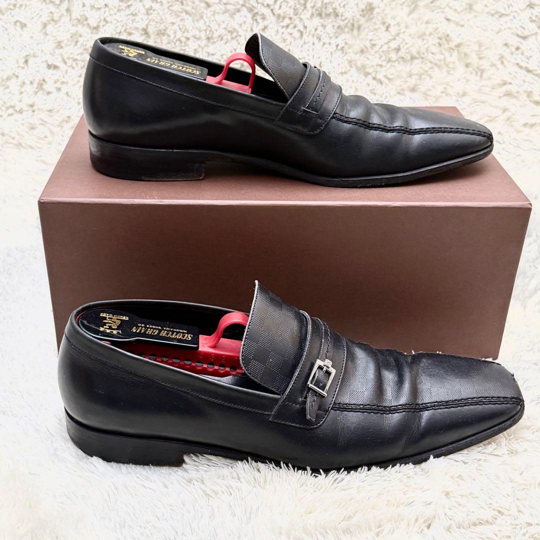 LOUISVUITTON ルイヴィトン 81/2 ダミエ モンク スクエアトゥ