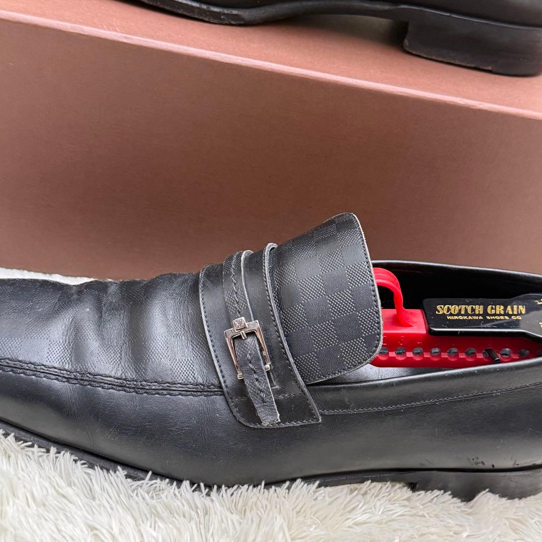 LOUISVUITTON ルイヴィトン 81/2 ダミエ モンク スクエアトゥ