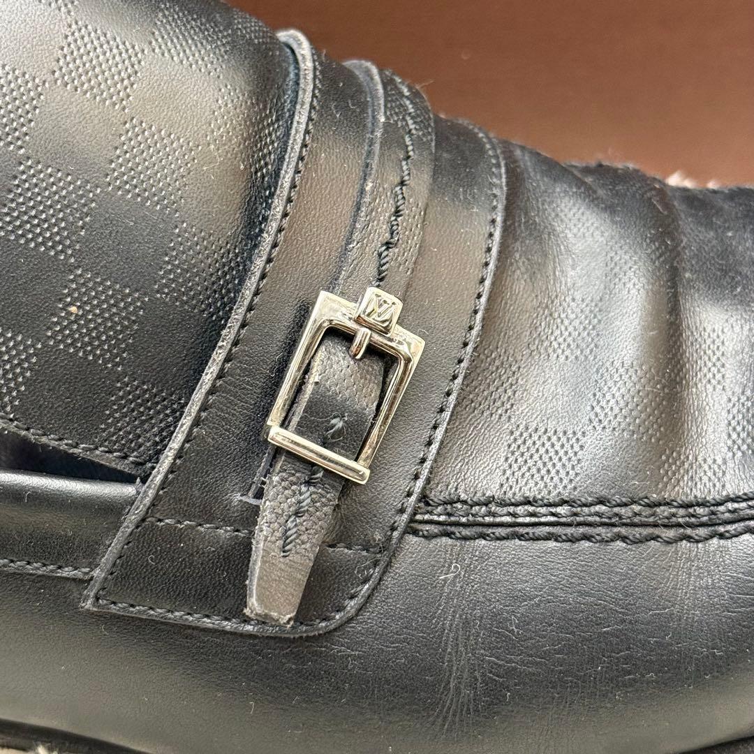 LOUISVUITTON ルイヴィトン 81/2 ダミエ モンク スクエアトゥ