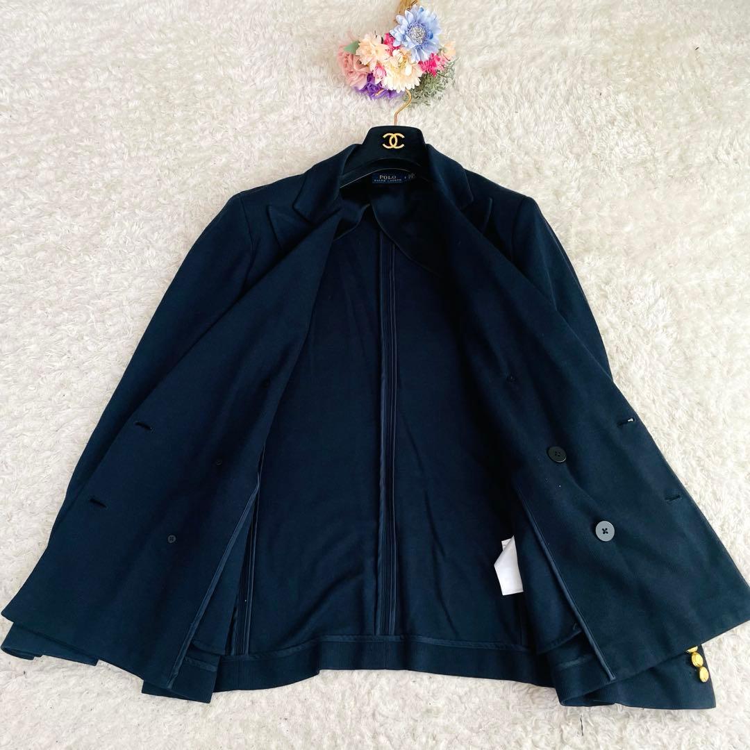 良品✨ポロラルフローレン♡紺ブレジャケット　金ボタン　XL相当