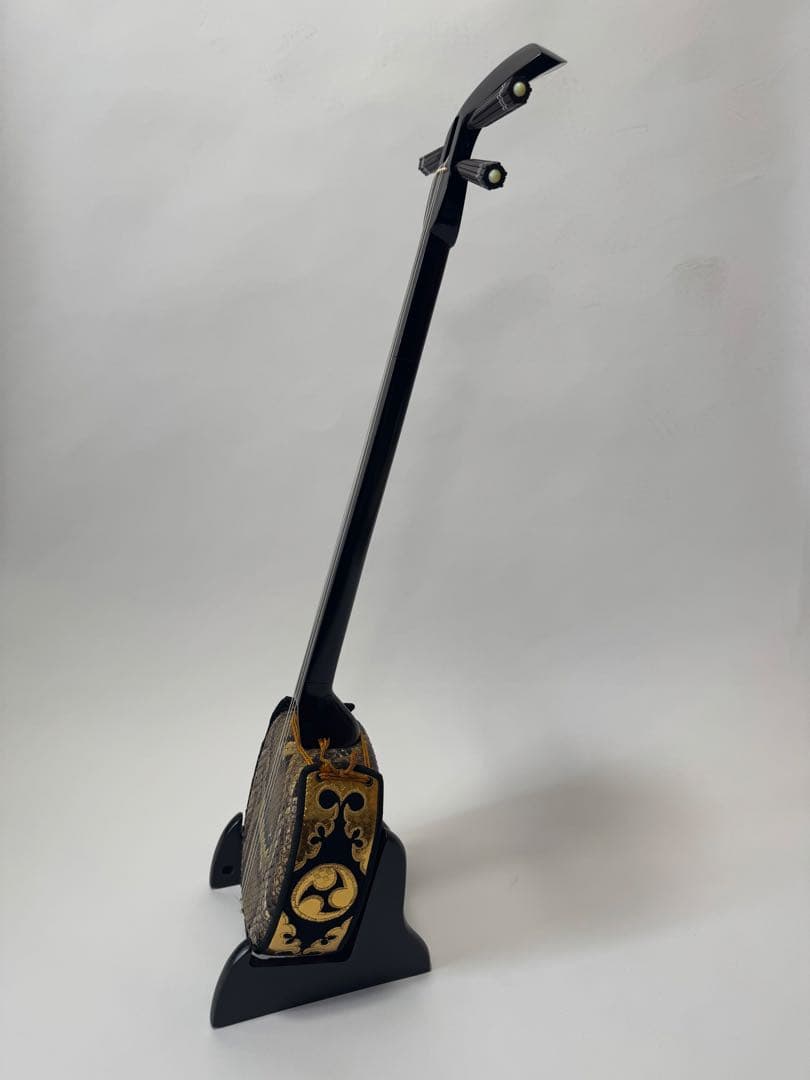 三線 蛇皮 三分割 ハードケース付 宮古木工芸