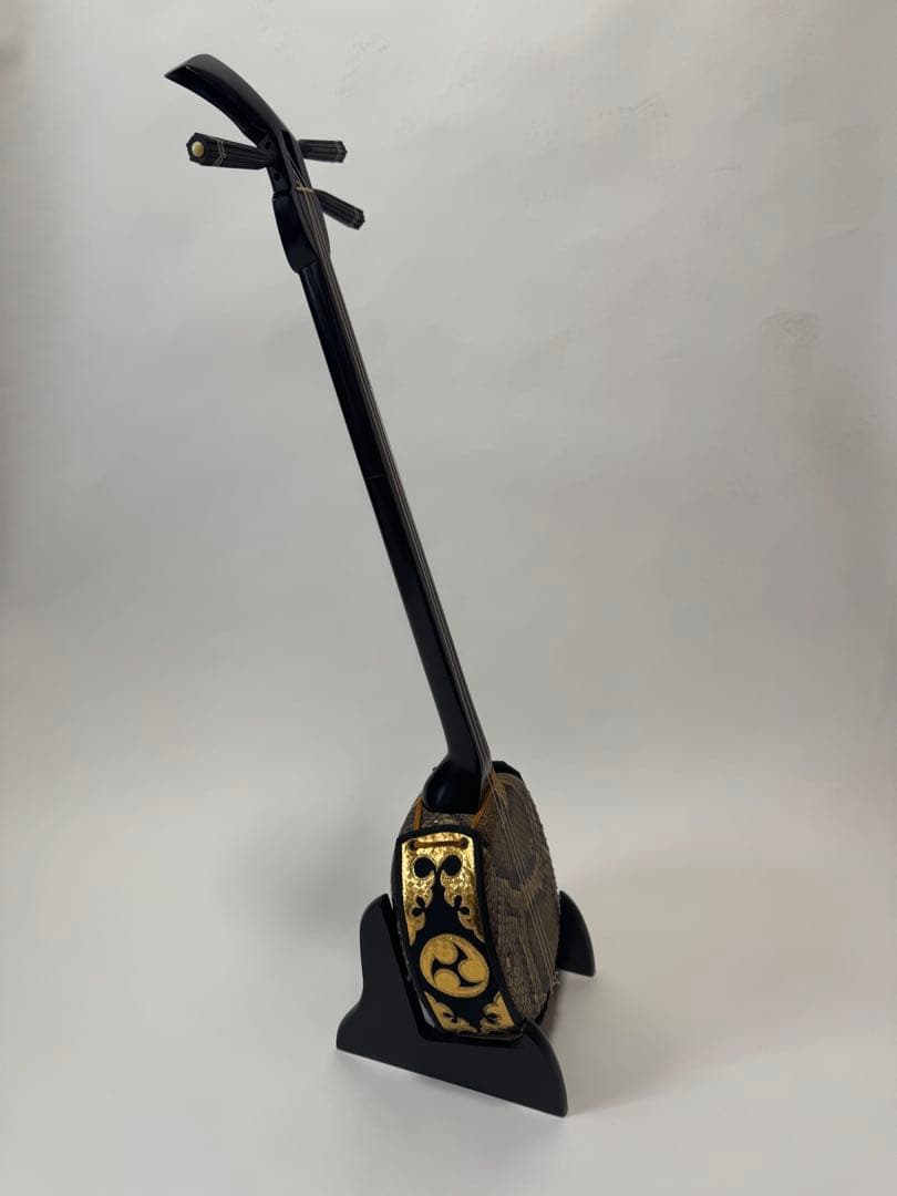 三線 蛇皮 三分割 ハードケース付 宮古木工芸