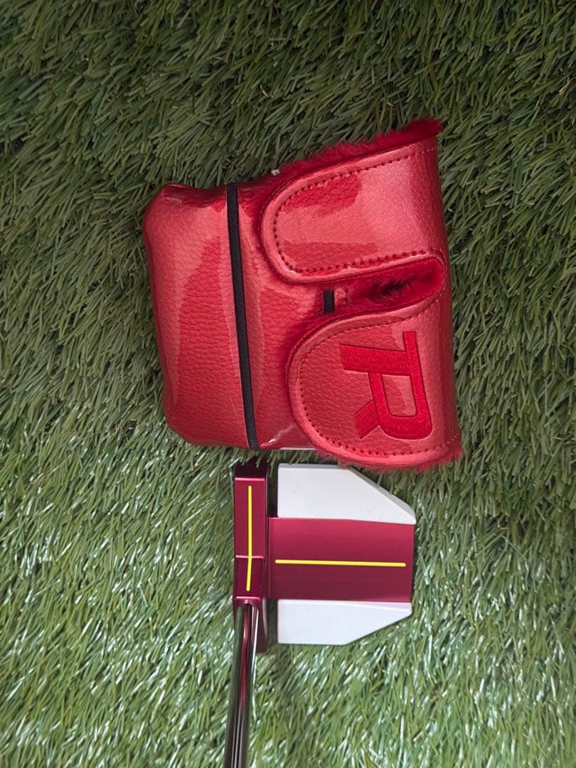 キャスコ　Red 9 パター デルタフェース ホワイト/レッド