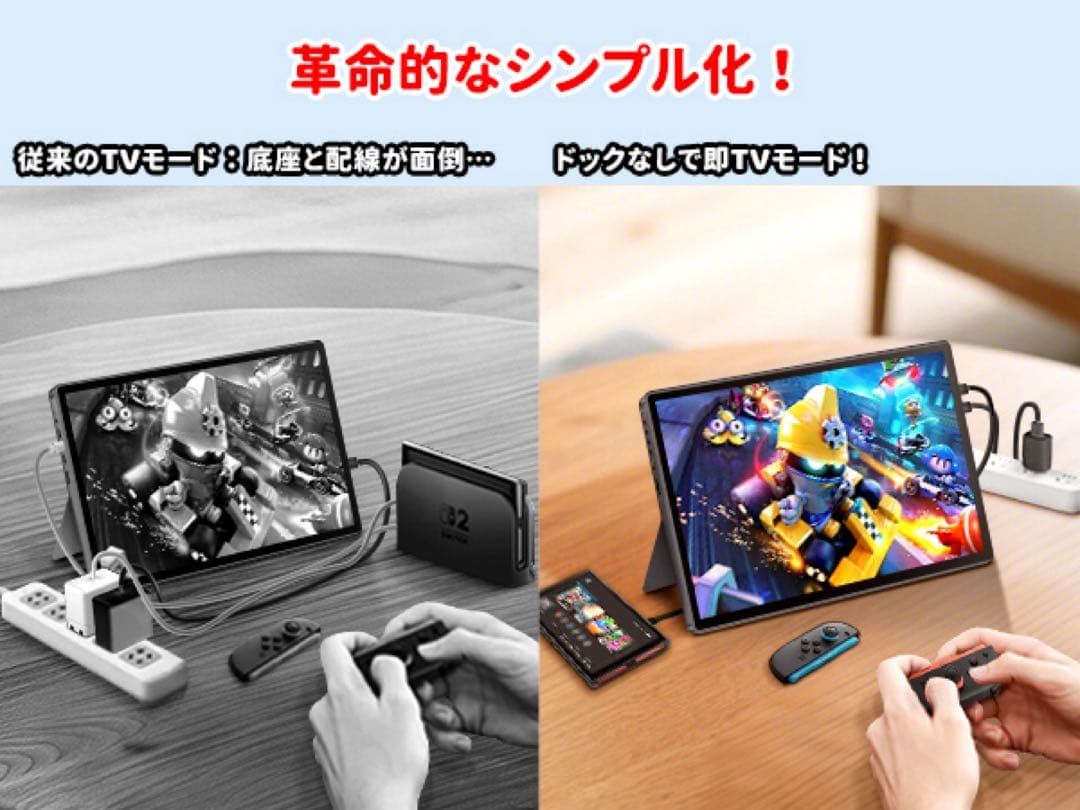 モバイルモニター 12.3インチ タッチパネル モバイルディスプレイ