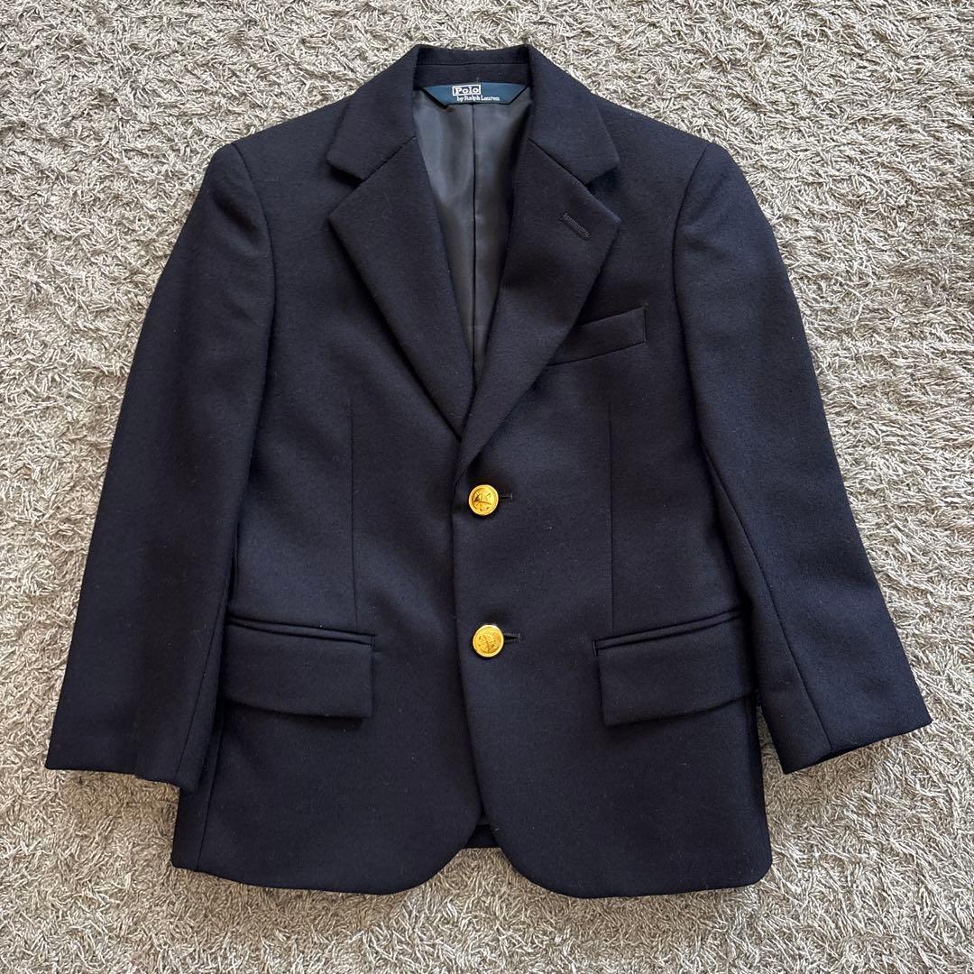 【110cm】ラルフローレンフォーマルブレザーとショートパンツ、シャツセット