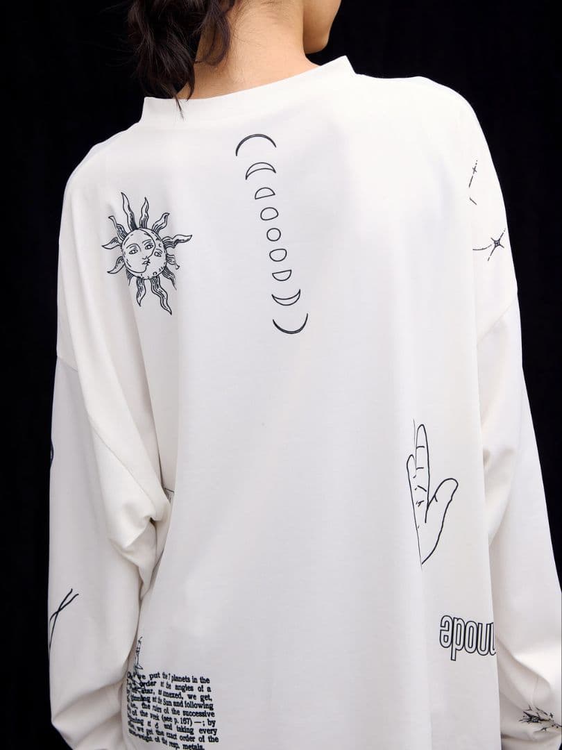 トップス Ameri PLANET TATTOO LONG SLEEVE TOP