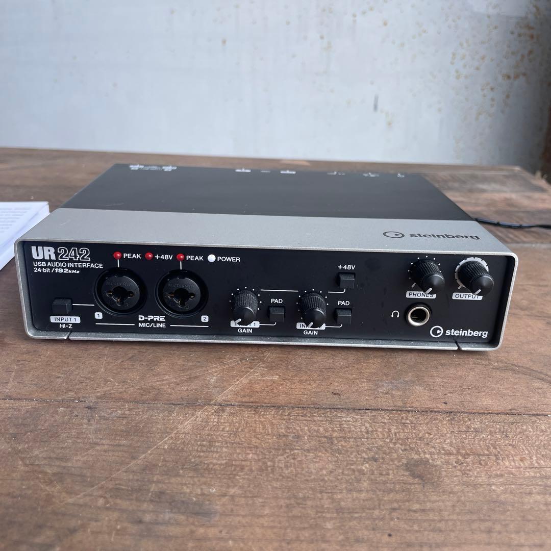 Steinberg UR242 USBオーディオインターフェイス　付属品有り