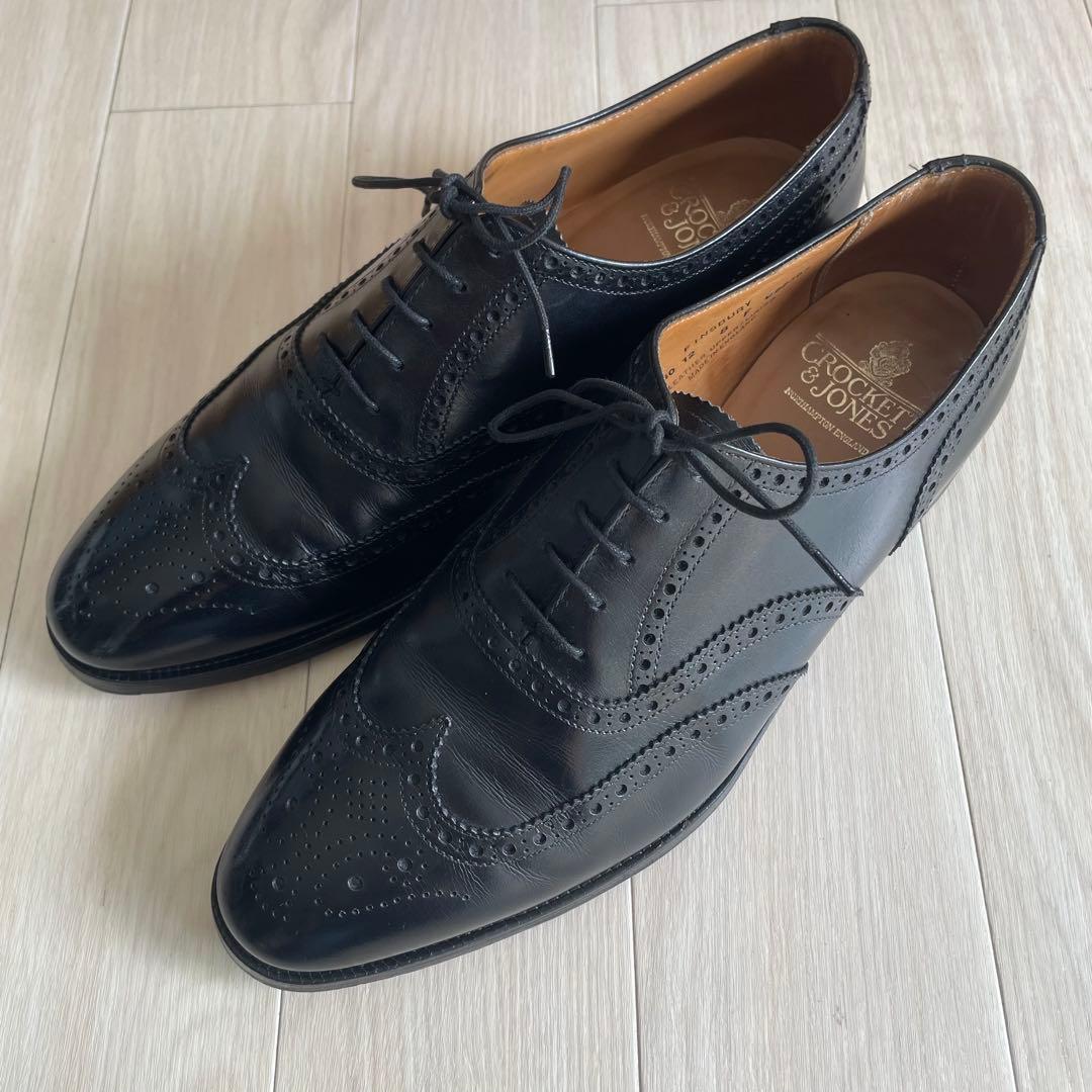 希少　廃盤　クロケット&ジョーンズ FINSBURY ドレスウィングチップ 8