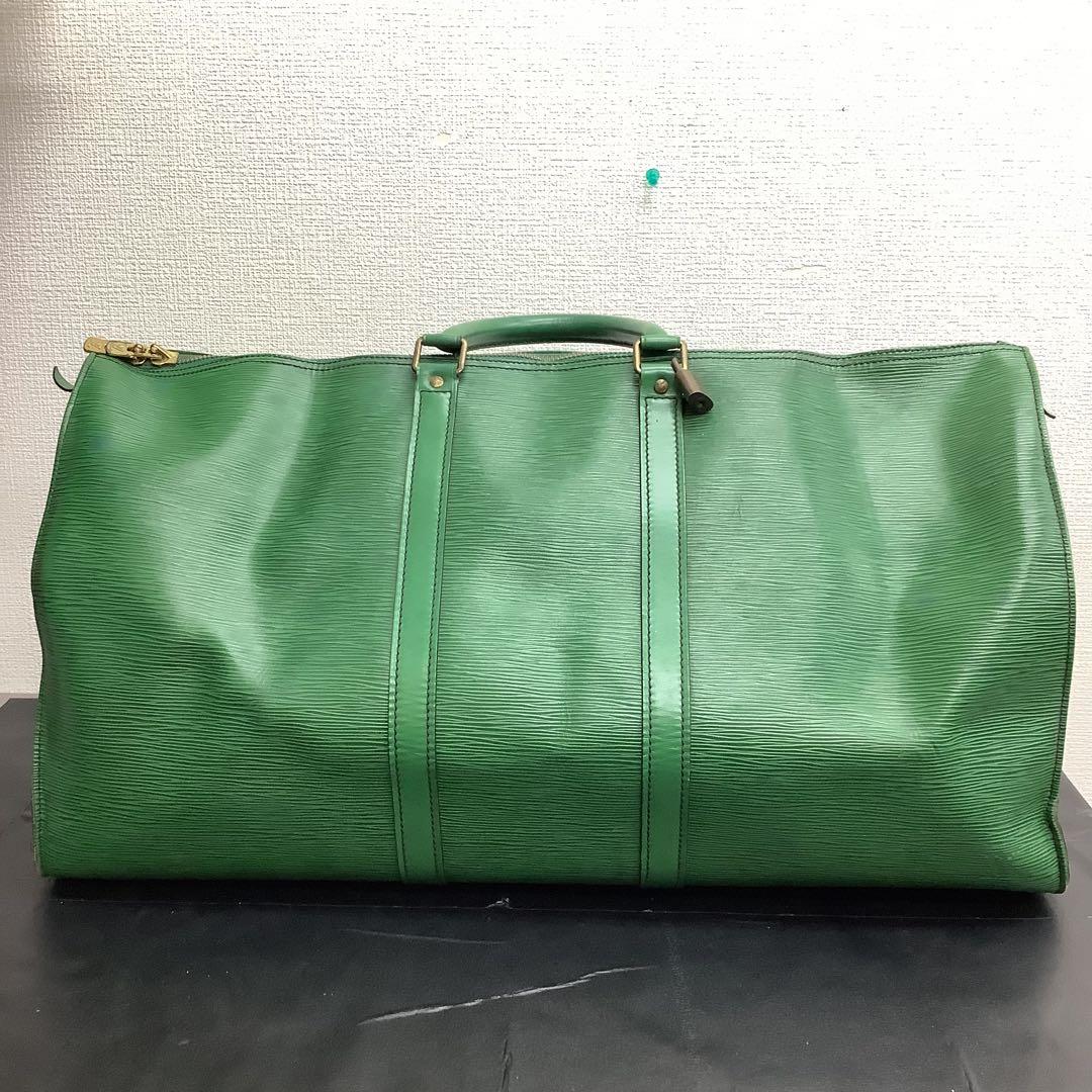 ご*！様 LOUIS VUITTON ヴィトン エピ キーポル55 大容量 ボス