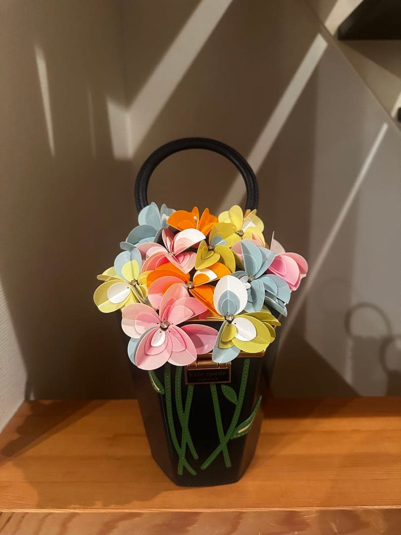 【未使用】ケイトスペード ハンドバッグ　花束　イン ブルーム エンベリッシュ