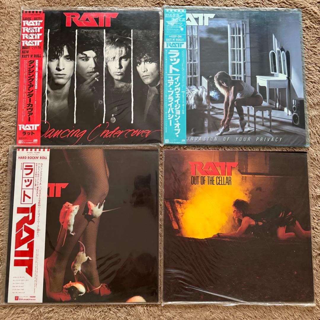 RATT レコード LP ４枚セット