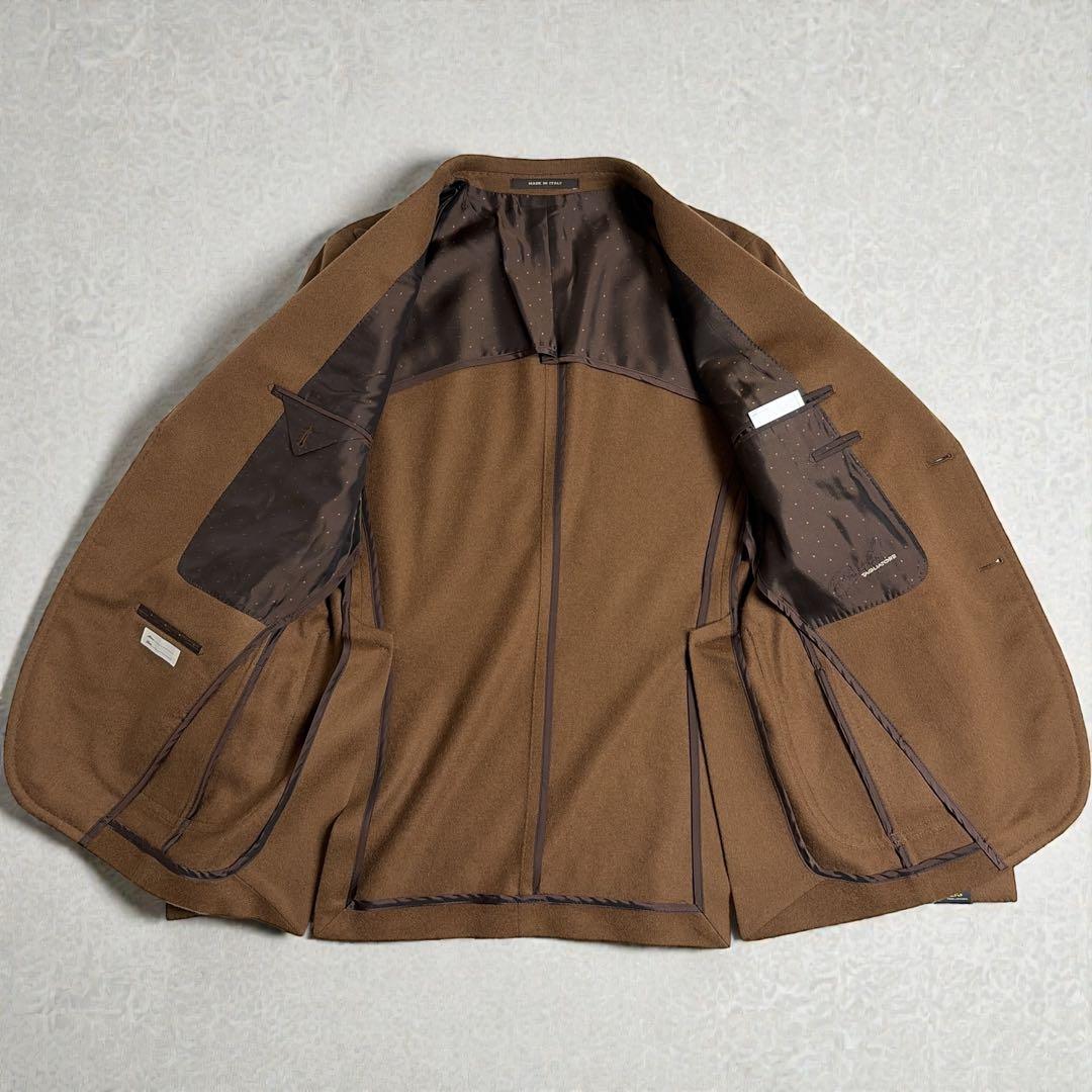 新品 希少 タリアトーレ ピーノレラリオ キャメル100% ジャケット 48