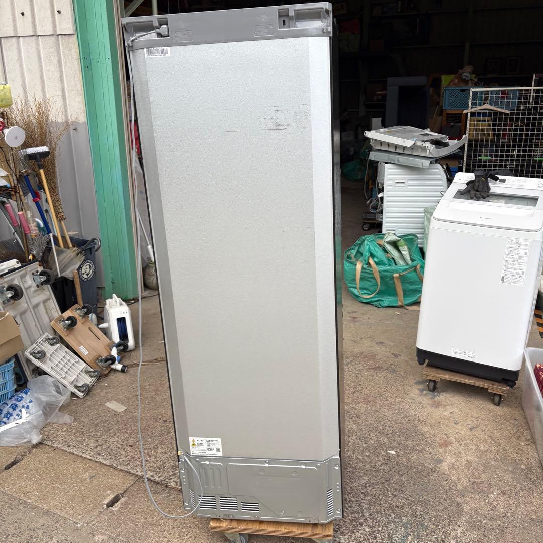 岸170 シャープ ノンフロン冷凍冷蔵庫 SJ-PW37K-H