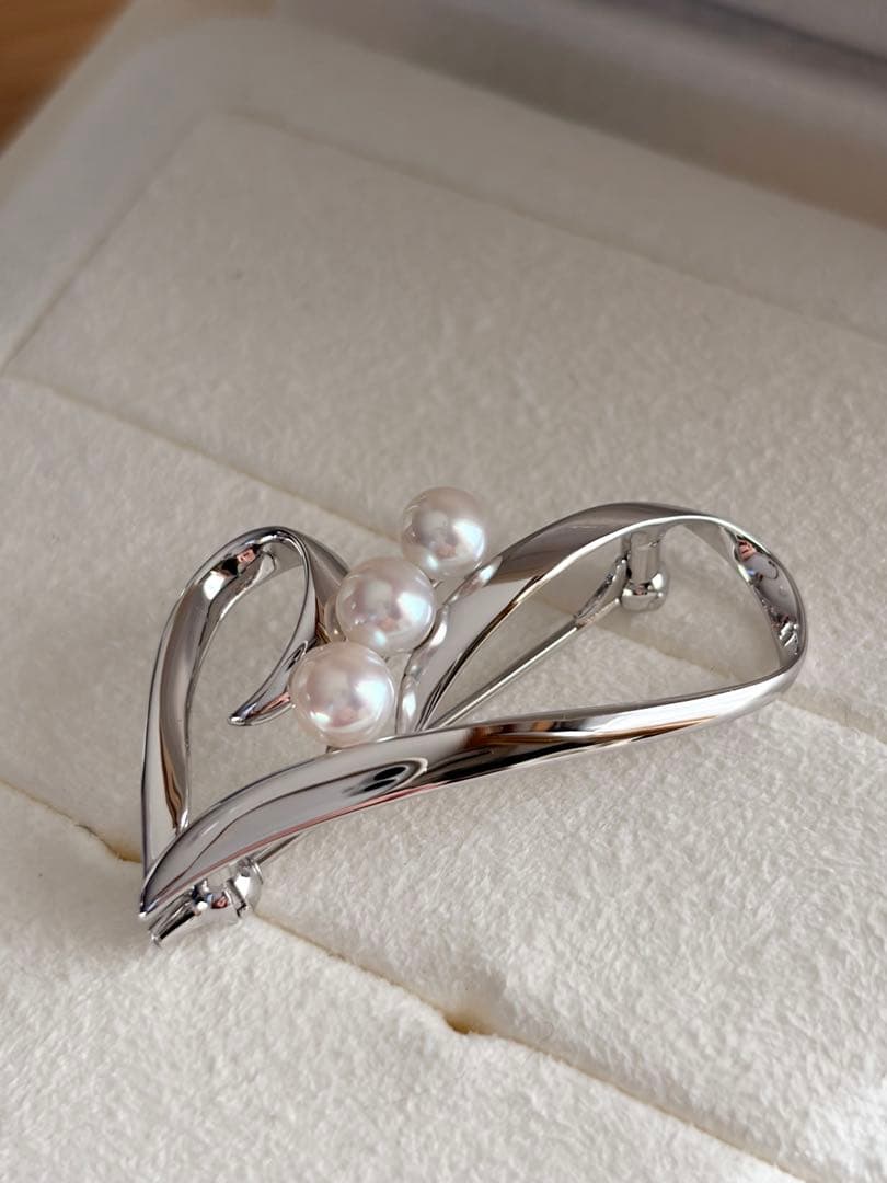 最終価格です❤️【未使用】ミキモトブローチ