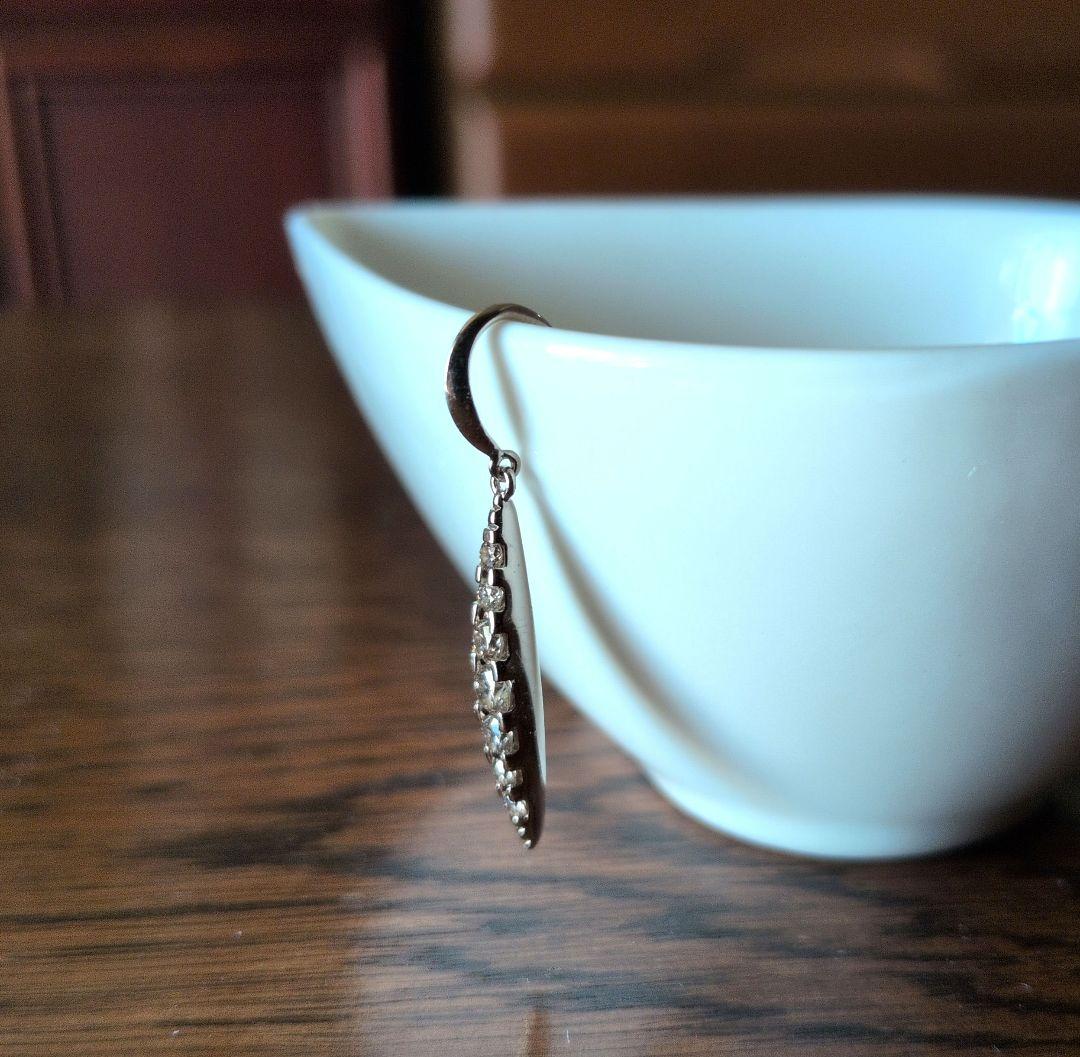 カシケイK18WGダイヤモンドピアス 0.30ct　片耳