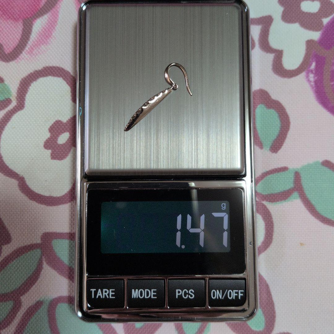 カシケイK18WGダイヤモンドピアス 0.30ct　片耳