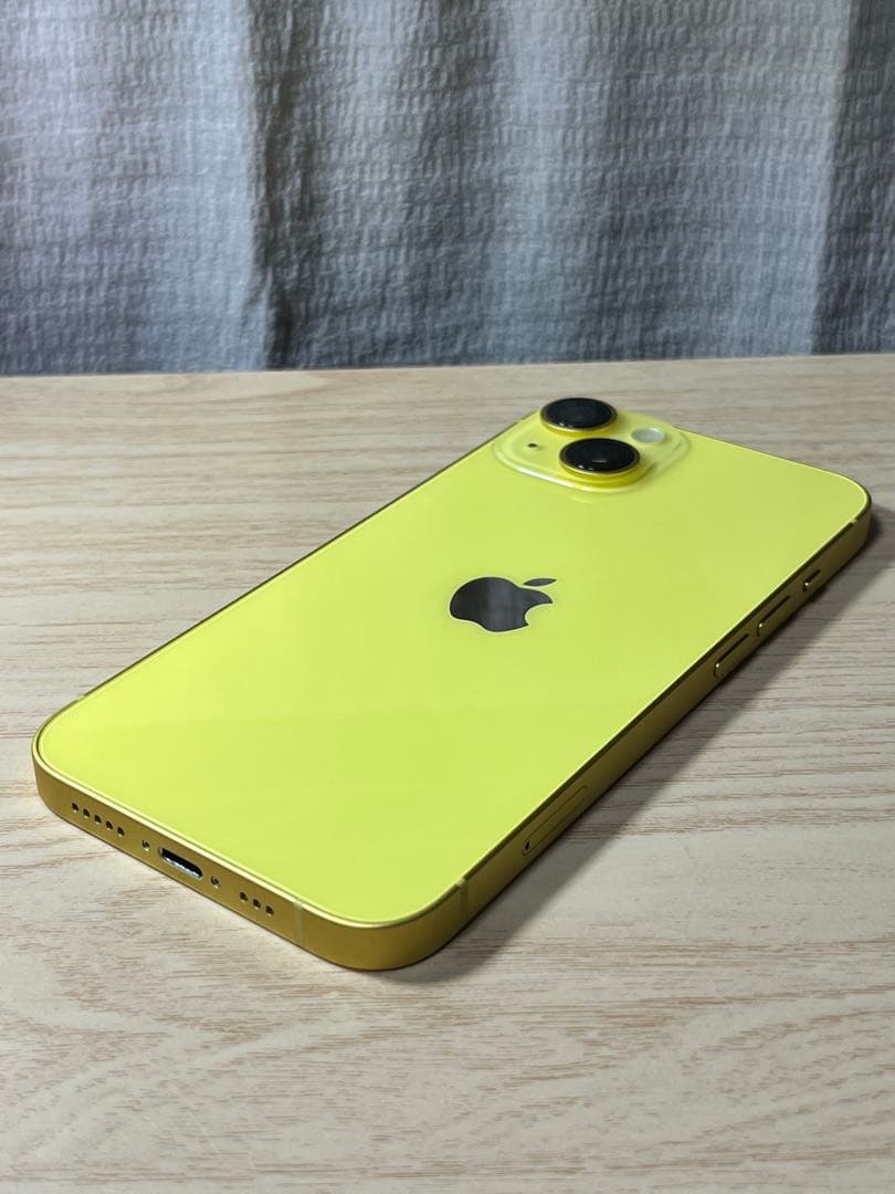 ♫レアカラー 超美品 Apple iPhone 14 イエロー SIMフリー