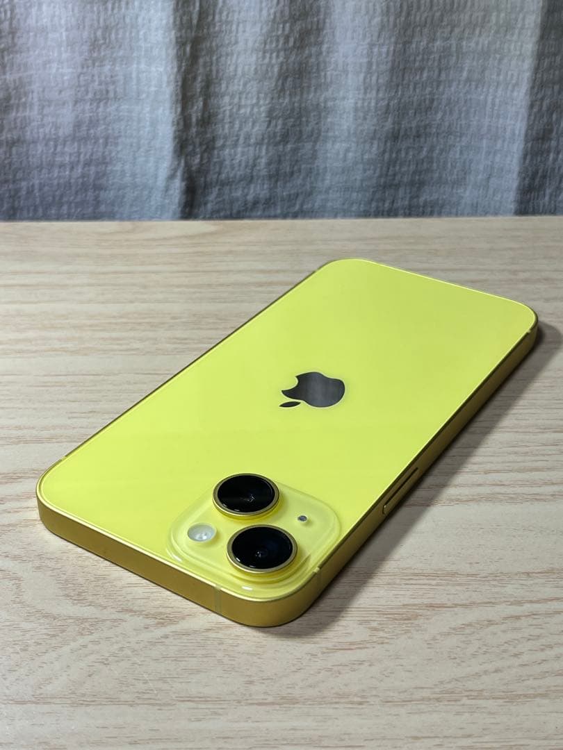 ♫レアカラー 超美品 Apple iPhone 14 イエロー SIMフリー
