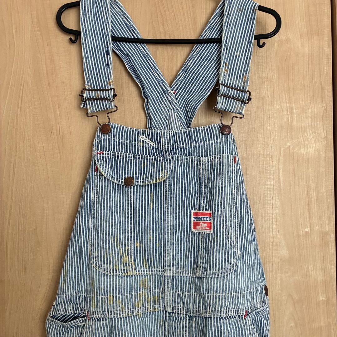 PIONEER デニムオーバーオール Vintage 50s ヒッコリーW38