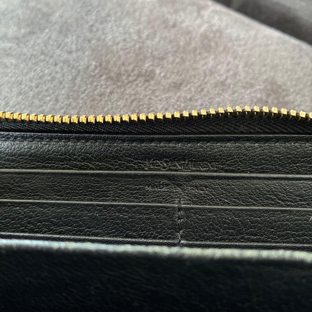 Yves saint Laurent イヴサンローラン ラウンドファスナー長財布