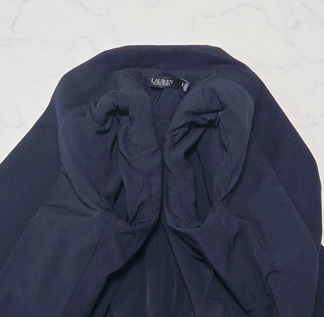 美品✨ローレン ラルフローレン ブリオン刺繍パッチ ジャカードブレザー