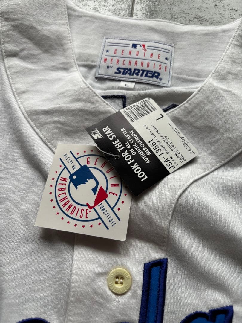 90s 野茂英雄　ロサンゼルスドジャース　STARTER ユニフォーム　新品