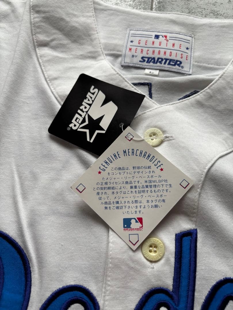 90s 野茂英雄　ロサンゼルスドジャース　STARTER ユニフォーム　新品