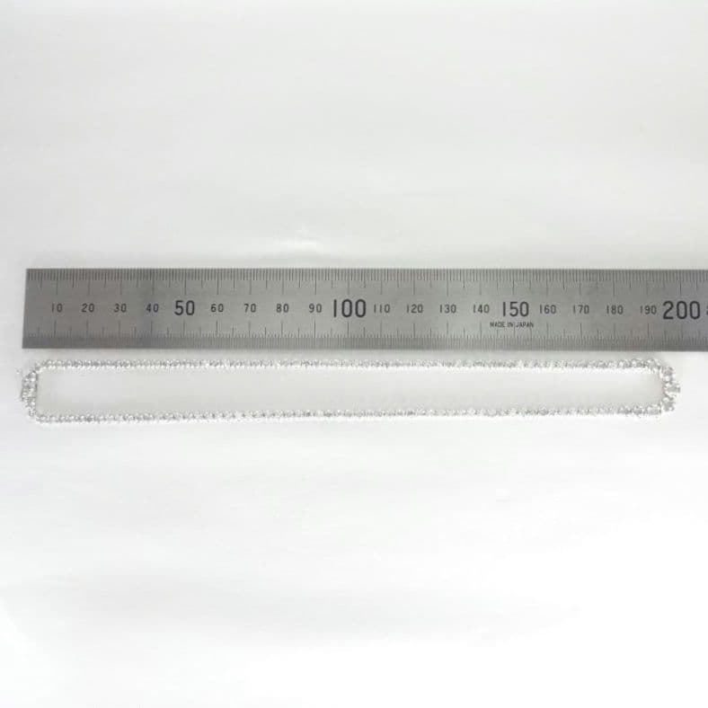 【ひー様】(鑑別書付)5.00ct　ダイヤモンド　テニスネックレス　K18WG