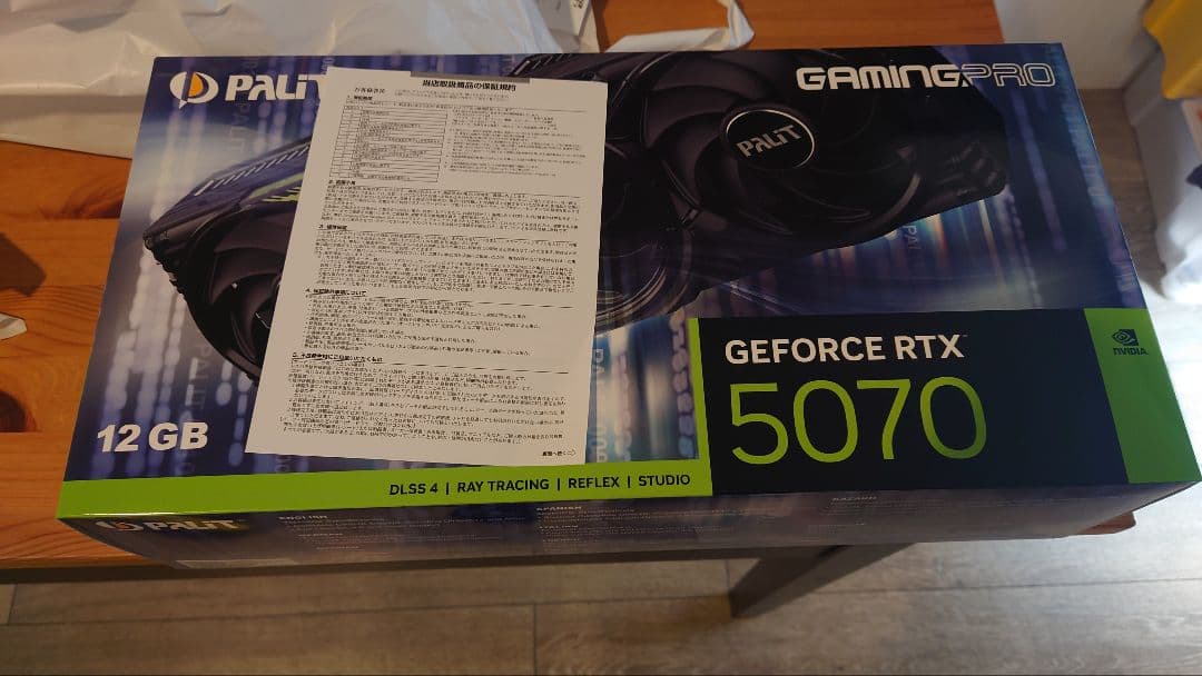 【最終値下げ】【新品】Palit 5070GamingPro 12GB
