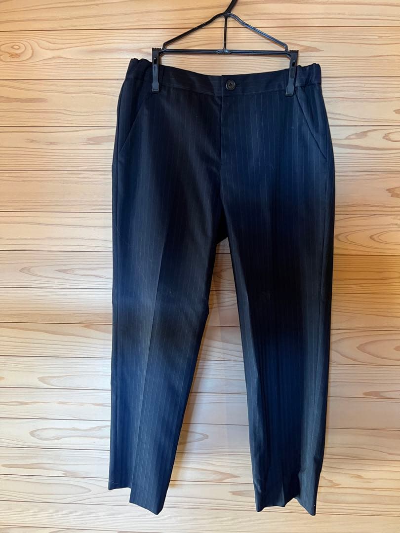 green label relaxing ネイビー ストライプ スーツセット